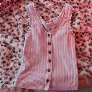 White button tank top